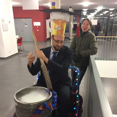 Dr.-Ing. Alexander Raup with doctoral cap